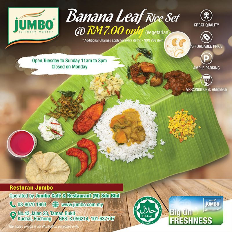 Jumbo Banana Leaf